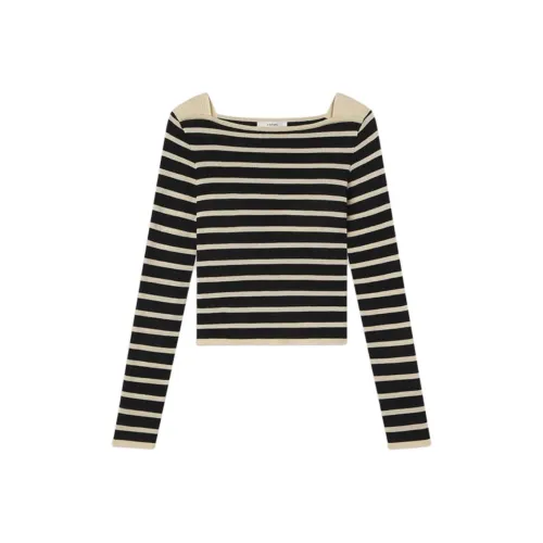 Рамка FW24 Трикотаж Женский Черный Белый Полосы