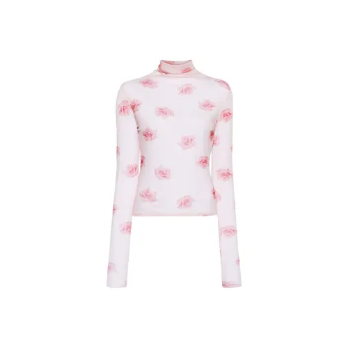 KENZO SS24 Рубашка Женская Светло-Розовая