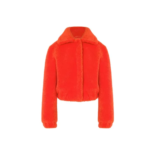 MOSCHINO Куртки Пальто Женские Оранжевые