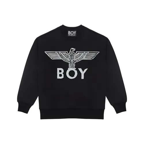 Boy London Свитшот Женский Черный Белый