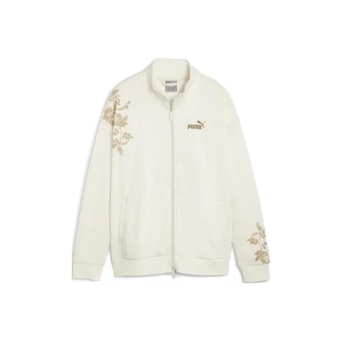 PUMA ESSENTIALS+ FLORAL VIBES Track Jacket FL Sweatshirt Женская Белая