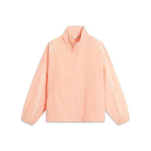 LINING Sports Fashion Collection Куртки и Пальто Женские Оранжевый Розовый