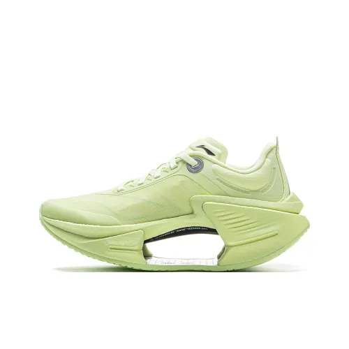 LINING Shadow 3 ESSENTIAL Амортизация Поддержка Отскок Низкий Топ Повседневные Беговые кроссовки Женские Зеленый