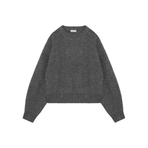 BRUNELLO CUCINELLI Трикотаж Женский Серый