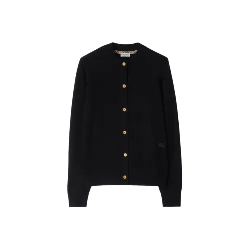 Burberry SS25 Кашемир Свитер Женский Черный