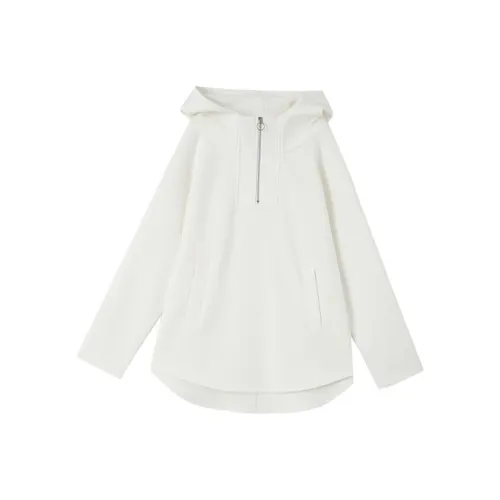 OUNIXUE Толстовка Женская Белая
