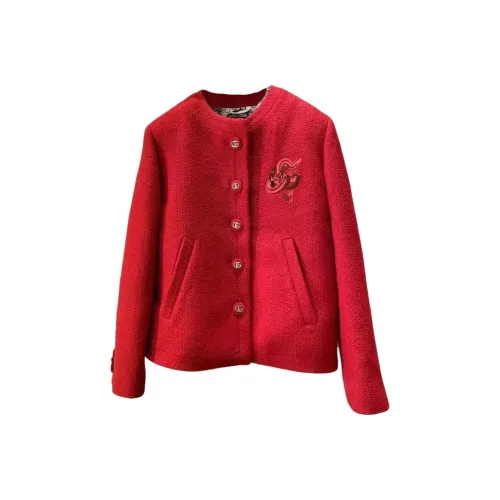 GUCCI SS25 Куртки и Пальто Женские Красные