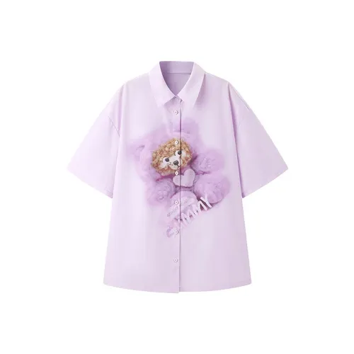 LEDIN Фиолетовый В наличии Женские Рубашки