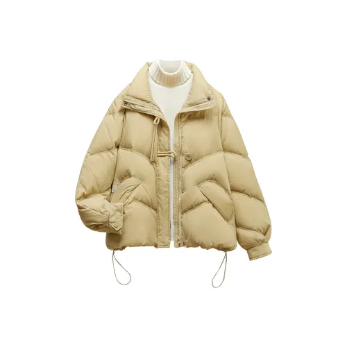 TOUCH Пуховик Женский Хаки Зеленый