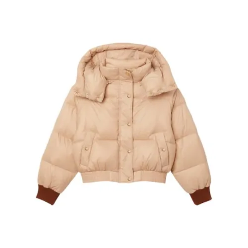 SANDRO Бежево-желтые Женские Пуховики