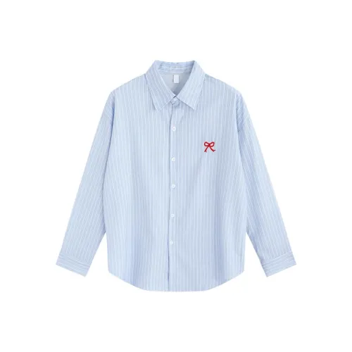 Garbege Синие Женские Рубашки