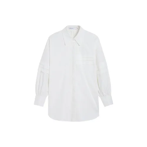 AMAZING SONG Рубашка Женская Чисто Белая