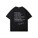 [220Г Плотный 100% хлопок] Черный (Tf Интересный Повседневный _Tf Красивый Повседневный Спина Логотип)
