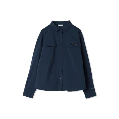 Columbia SS25 W Roe Hike™ Рубашка Женская Синяя 425