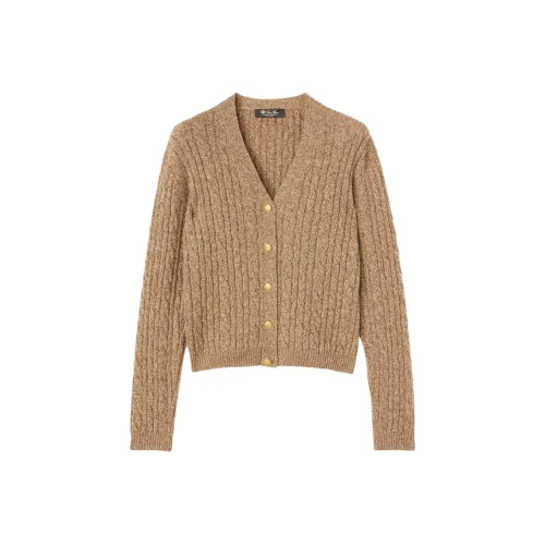 Loro Piana Хаки Женские Кашемировые Свитеры
