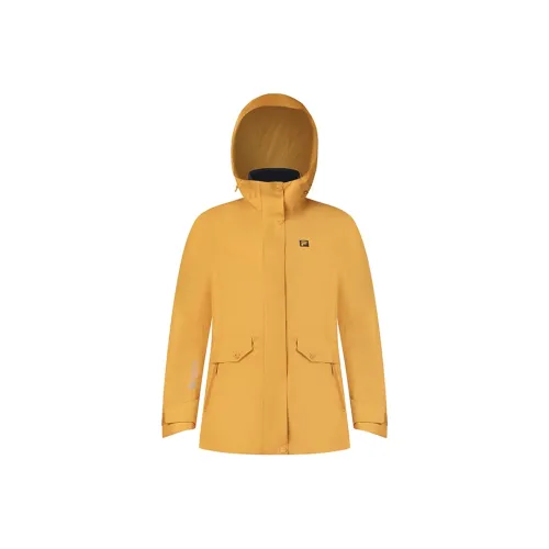 FILA EXPLORER Куртки и Пальто Женские Оранжевый Peel Желтый
