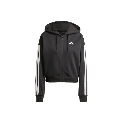 Adidas W 3S FT FZ HD Куртка Женские Черный