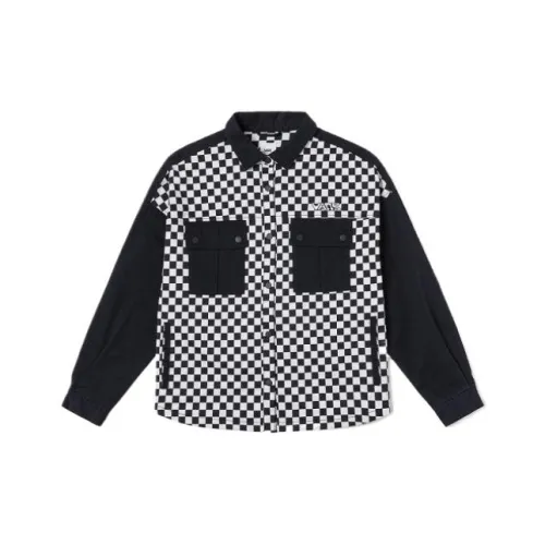 VANS Рубашка Женская Черная Шахматный Узор