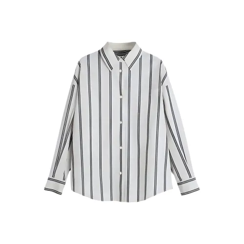 HERLAND Рубашка Женская Цветовой блок Полосы