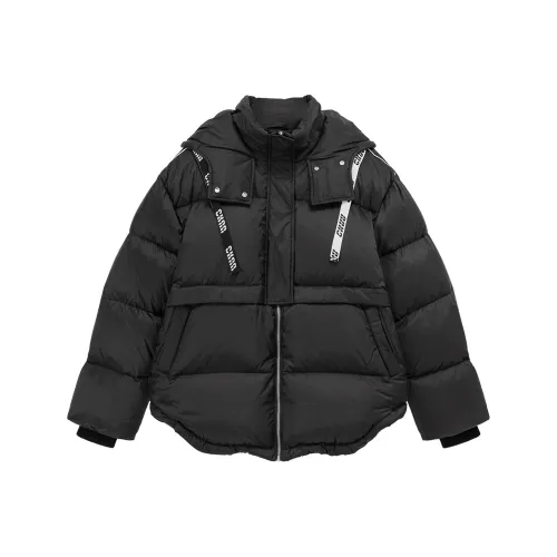 CHUU Черный Женский Пуховик