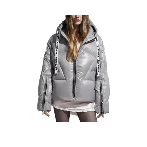 KHRISJOY FW24 Пуховик Женская Серебряная