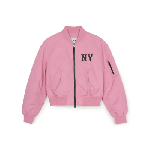 MLB Basic New York Yankees Куртка Женская с принтом по всей поверхности Розовая