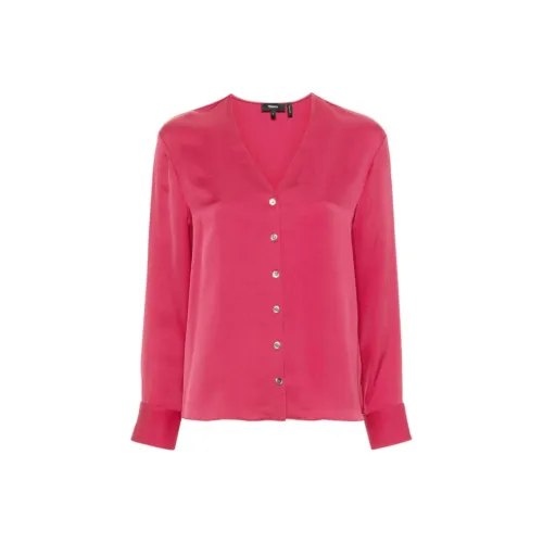 Theory Розовые Женские Рубашки