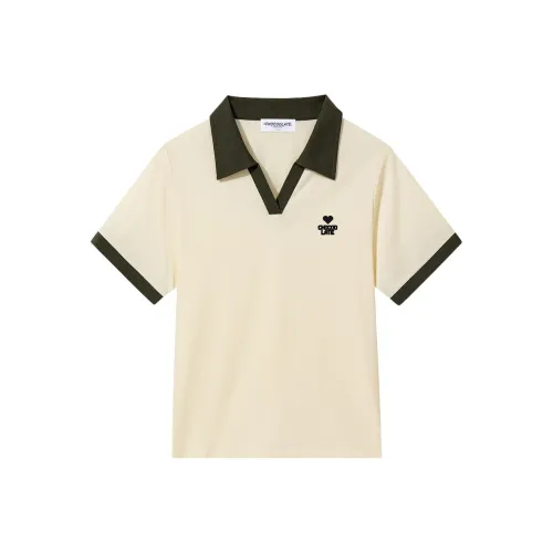 CHOCOOLATE Поло Женское Экрю