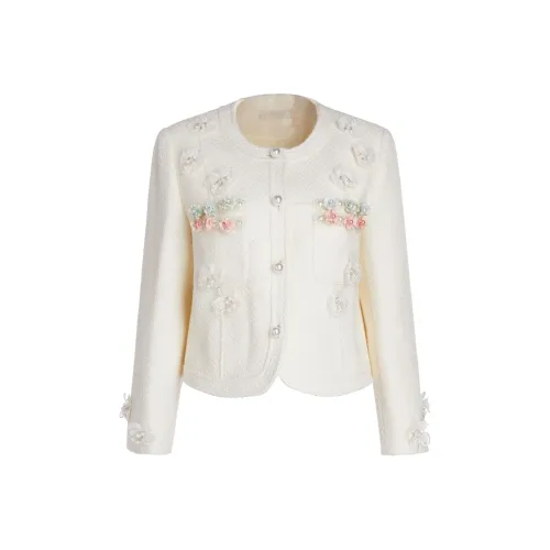 CHICCO MAO Куртки Пальто Женские Экрю