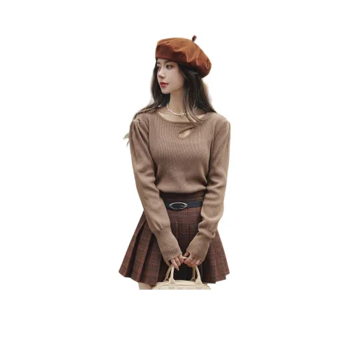 Emodues Трикотаж Женский Кофейный