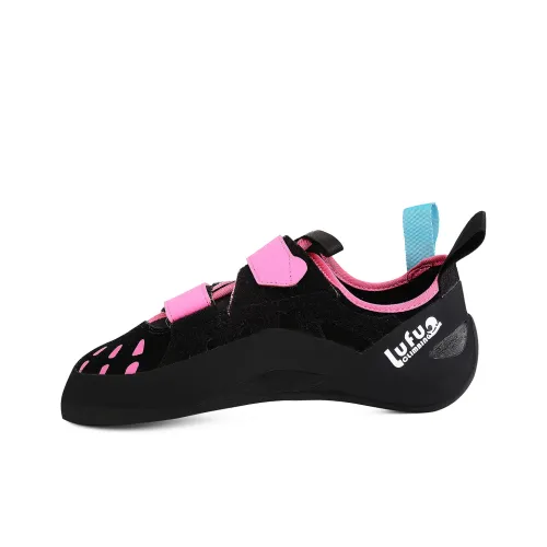 Land Axe Slip-resistant Abrasion-resistant Low Top Climbing Shoes Women's Pink Black Ланд Акс Слип-резистентный Абразион-резистентный Низкий Топ Скалолазание Обувь Женская Розовый Черный