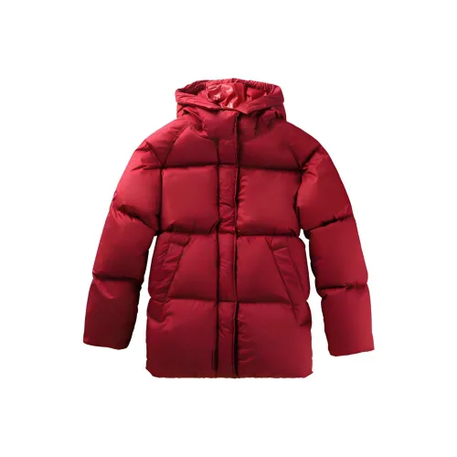 Moncler Красный Женский Пуховик