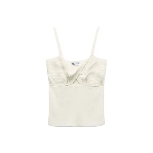ZARA Белые Женские Камисоли