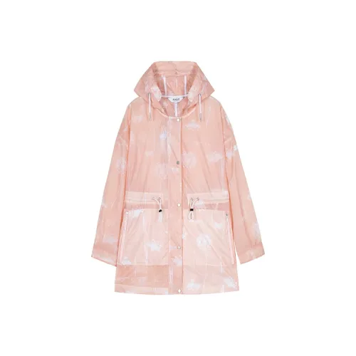 AIGLE SIMONE PR Куртки Пальто Женские Персиково-розовый Красный