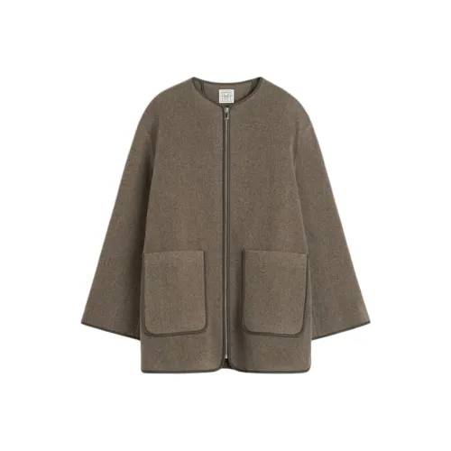 TOTEME FW24 Куртки Пальто Женские Heather Oak