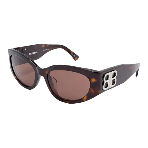 Balenciaga Ацетат Кошачий глаз Солнцезащитные очки Женские Черепаховый