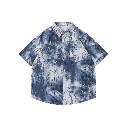 BEAR UNION Рубашка Унисекс Королевский Синий
