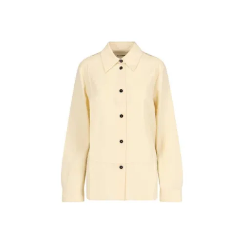 JIL SANDER Рубашка Женская Бежевая Желтая