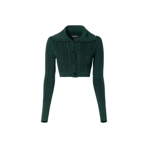 Jacquemus Трикотаж Женский Темно-Зеленый