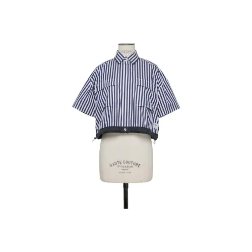 Sacai Рубашка Женская Морской Синий