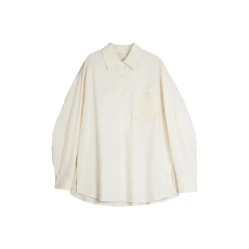 Elle Экрю Женские Рубашки