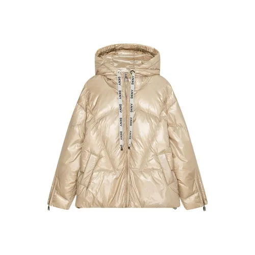 DKNY Пуховик Женский Светлый Абрикос