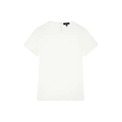 THEORY Рубашка Женская Айвори Белая