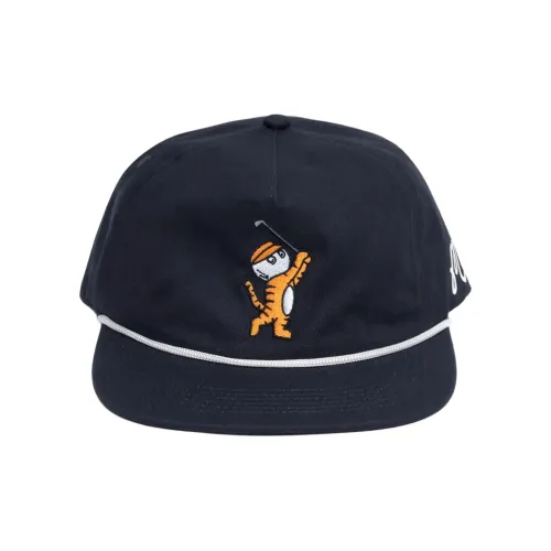 Malbon Golf 100% хлопок саржевые кепки унисекс темно-синий