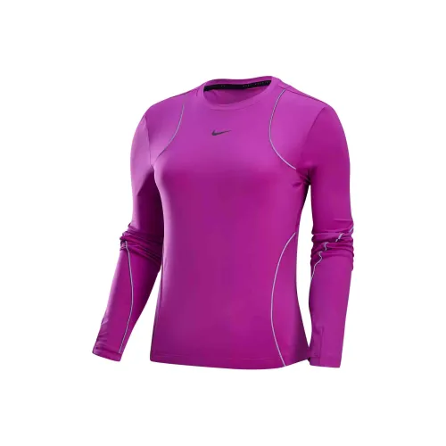 Nike Dri Fit Бег Т-Рубашка Женская Фиолетовая