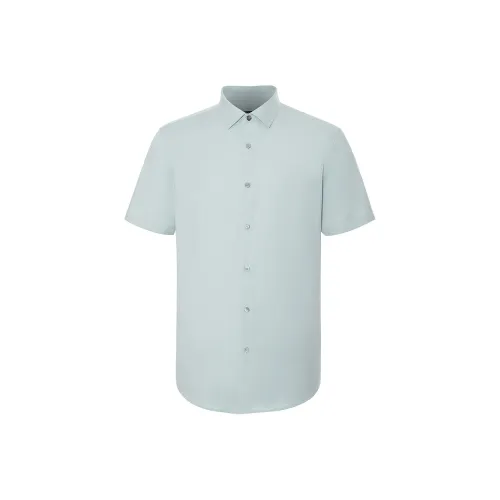 Satchi Розовый Синий Мужские Рубашки