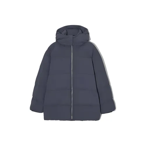 COS Синие Женские Пуховики