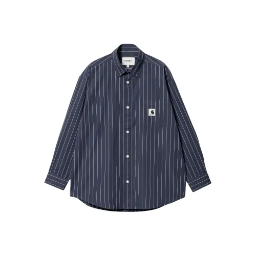 Carhartt WIP SS24 W' L S Orlean Рубашка Женская Синяя