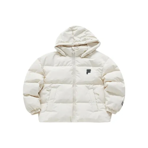 FILA FUSION Пуховик Женские Пшенично-сливочный