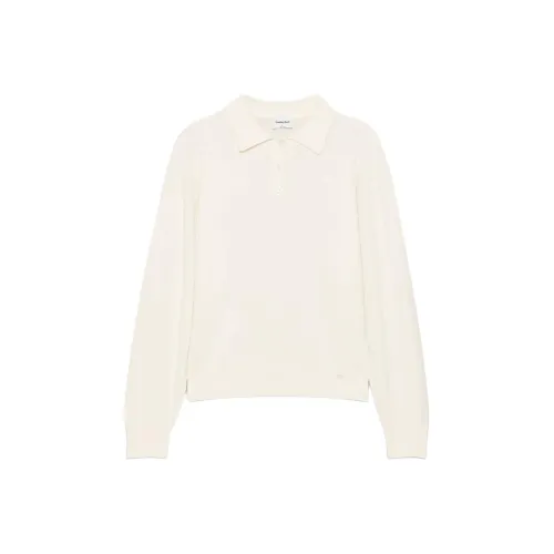 ARITZIA Sunday Best Tai POLO Свитер Поло Женские Светлая береза Светлая береза